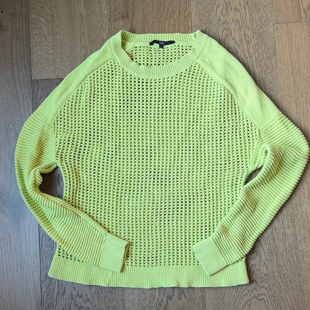 Women's Tibi Lime Green Knit Sweater